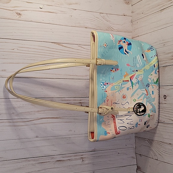 Spartina 449 Outer Banks Map Tote - Multicolor - Picture 2 of 16